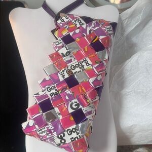 Vibrant Woven wristlet Nahui Ollin